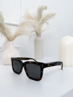 Brązowe Okulary Przeciwsłoneczne 10457-334-B|Modna Kiecka Fashion