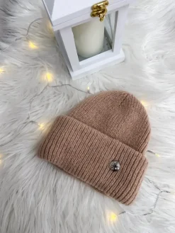 Cappuccino Czapka 13299-334-E|Modna Kiecka Outlet