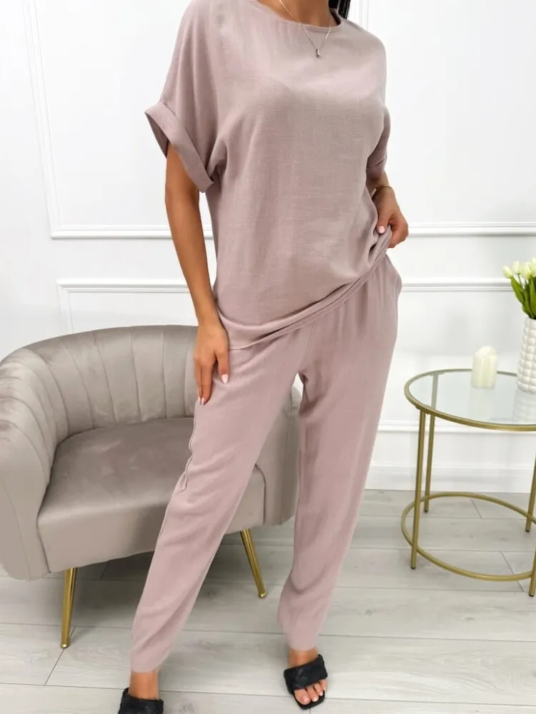 Cappuccino Komplet 10040-197-D|Modna Kiecka Fashion