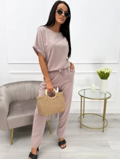 Cappuccino Komplet 10040-197-D|Modna Kiecka Fashion