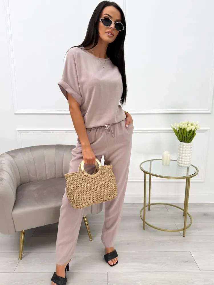 Cappuccino Komplet 10040-197-D|Modna Kiecka Fashion