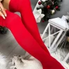 Czerwone Zakolanówki 13334-334-A|Modna Kiecka Discount