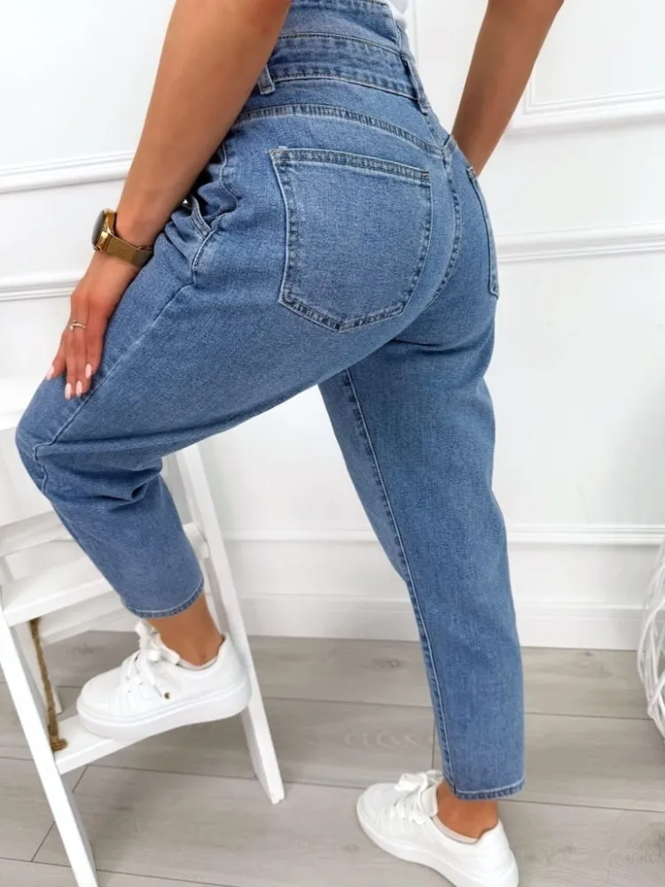 Jeansowe Spodnie 13505-28-Q|Modna Kiecka New