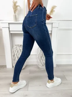 Jeansowe Spodnie 11734-58-Q|Modna Kiecka Outlet