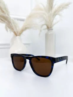 Kobaltowe Okulary Przeciwsłoneczne 10457-334-E|Modna Kiecka Fashion