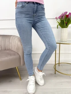 Niebieskie Spodnie 13651-401-C|Modna Kiecka Discount