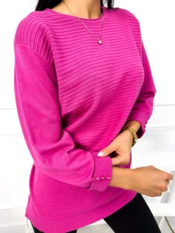 Różowy Sweterek 13048-89-I|Modna Kiecka Discount